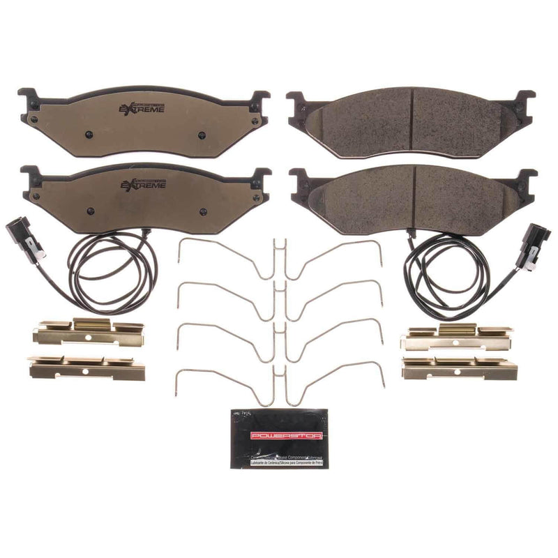Power Stop Z36-1066B - Z36 Truck And Tow Carbon-Fiber Ceramic Front Brake Pads vehicle fitment brake part