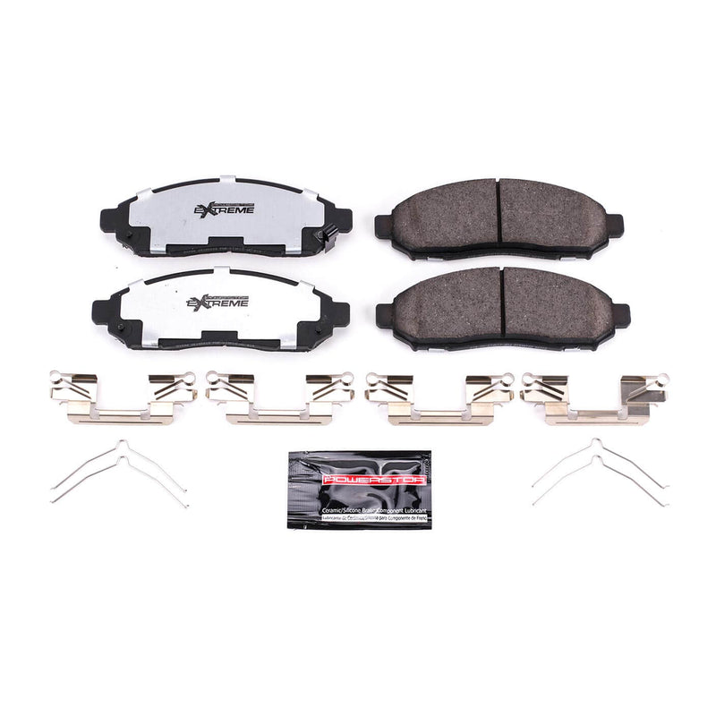 Power Stop Z36-1094 - Z36 Extreme Severe Duty Truck And Tow Carbon-Fiber/Ceramic Front Brake Pads vehicle fitment brake part