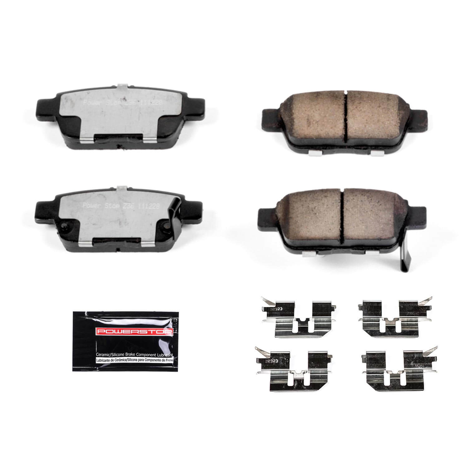 Power Stop Z36-1103 - Z36 Truck And Tow Brake Pads (Rear) vehicle fitment brake part