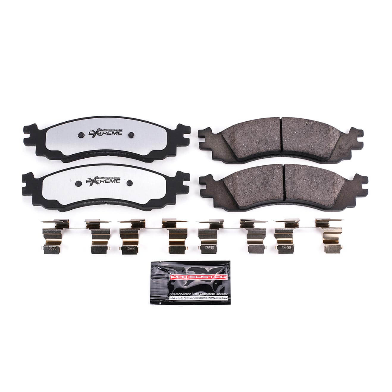 Power Stop Z36-1158 - Z36 Extreme Severe Duty Truck And Tow Carbon-Fiber/Ceramic Front Brake Pads vehicle fitment brake part