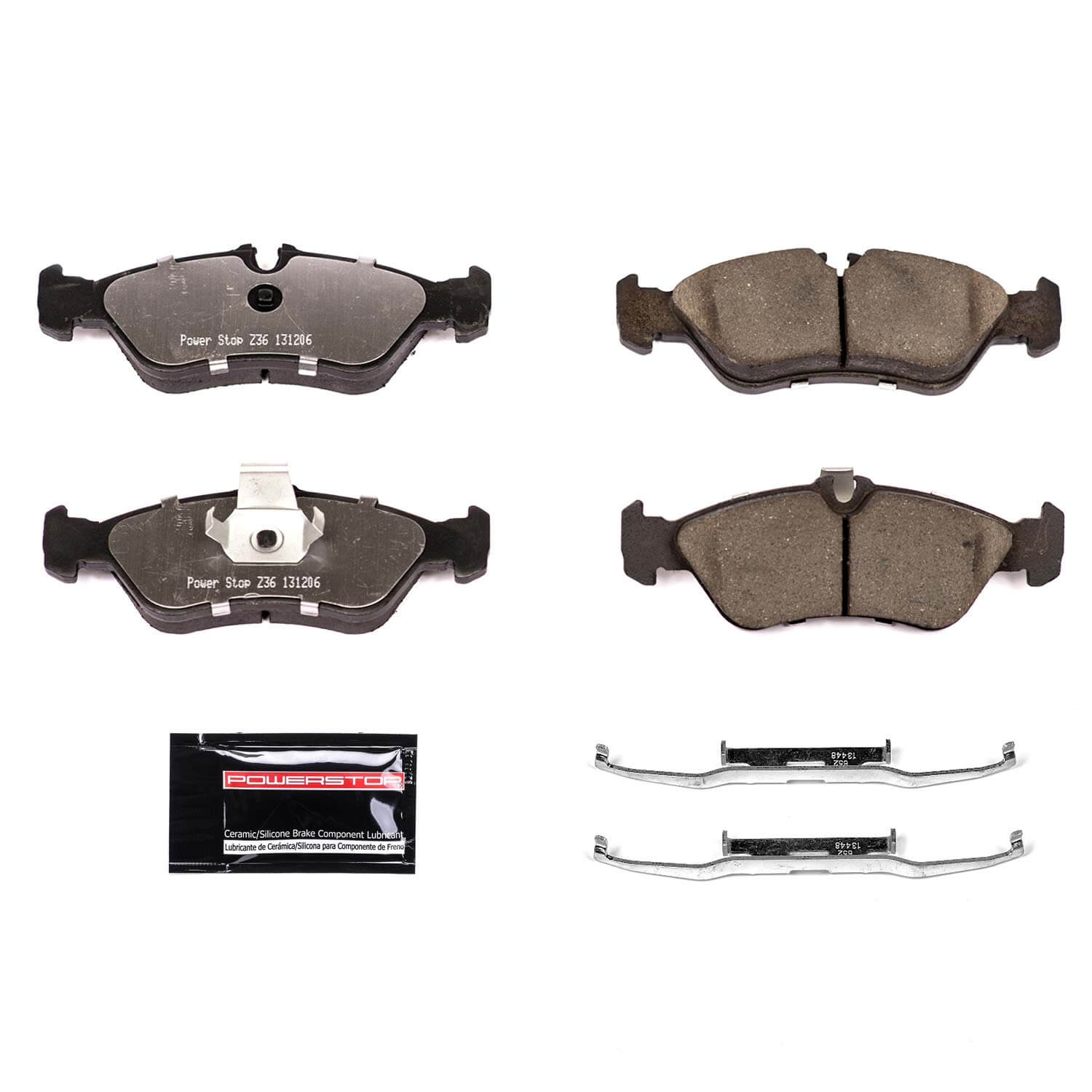 Power Stop Z36-1229 - Z36 Truck And Tow Brake Pads - Clip Type (Rear) vehicle fitment brake part