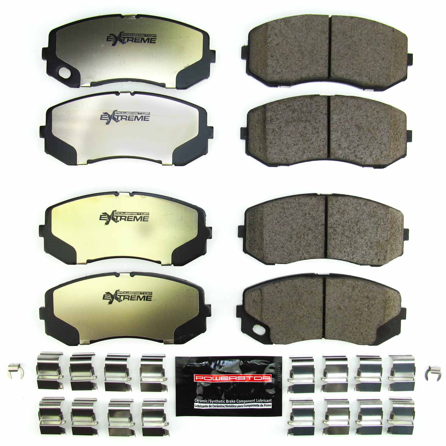 Power Stop Z36-1265 Z36 Extreme Severe-Duty Truck And Tow Carbon Fiber Ceramic Front Or Rear Brake Pads for 2005 Mitsubishi Fuso FE120 FE83D product image