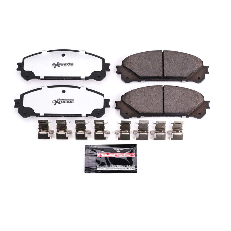 Power Stop Z36-1324 - Z36 Extreme Severe Duty Truck And Tow Carbon-Fiber/Ceramic Front Brake Pads vehicle fitment brake part