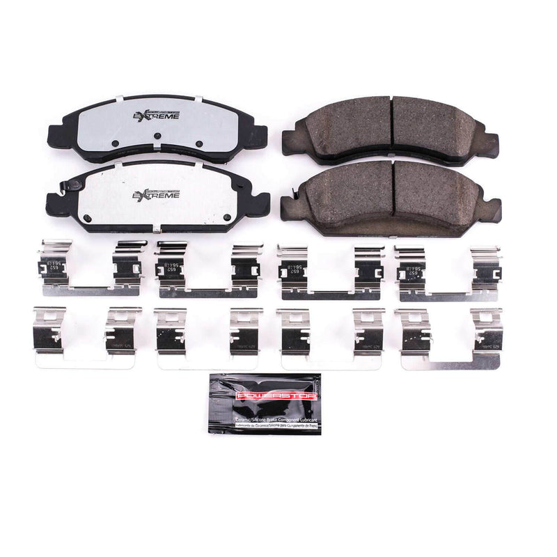 Power Stop Z36-1367 - Z36 Extreme Severe Duty Truck And Tow Carbon-Fiber/Ceramic Front Brake Pads vehicle fitment brake part