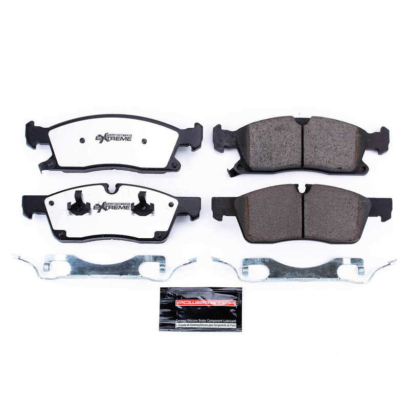 Power Stop Z36-1455 Z36 Extreme Severe Duty Truck And Tow Carbon-Fiber/Ceramic Front Brake Pads for 2011 Dodge Durango Citadel, Crew, Express, Heat, R/t product image