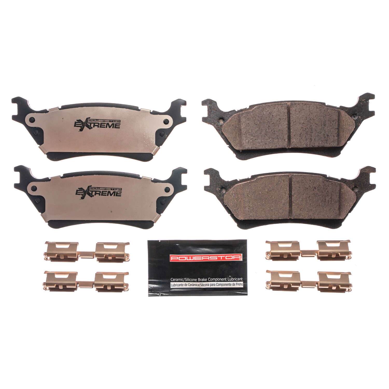 Power Stop Z36-1602 - Z36 Truck And Tow Brake Pads (Rear) vehicle fitment brake part