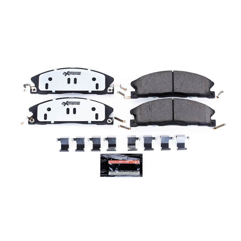 Power Stop Z36-1611 - Z36 Extreme Severe Duty Truck And Tow Carbon-Fiber/Ceramic Front Brake Pads vehicle fitment brake part
