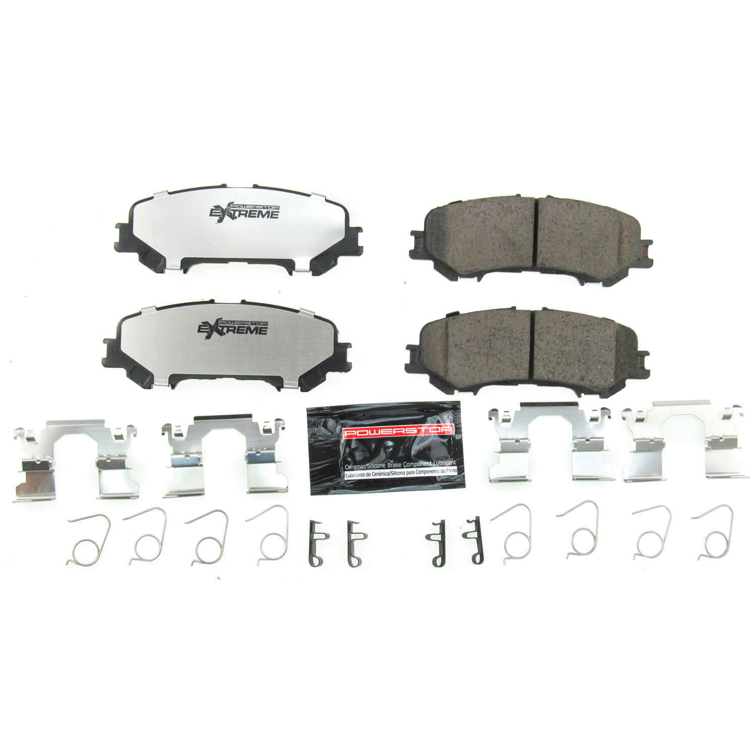 Power Stop Z36-2032 Z36 Extrema Truck And Tow Carbon Fiber Ceramic Rear Brake Pads for 2017-2021 Nissan Titan PRO-4X, Platinum Reserve, S, SL, SV product image