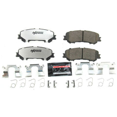 Power Stop Z36-2032 Z36 Extrema Truck And Tow Carbon Fiber Ceramic Rear Brake Pads for 2017-2021 Nissan Titan PRO-4X, Platinum Reserve, S, SL, SV product image