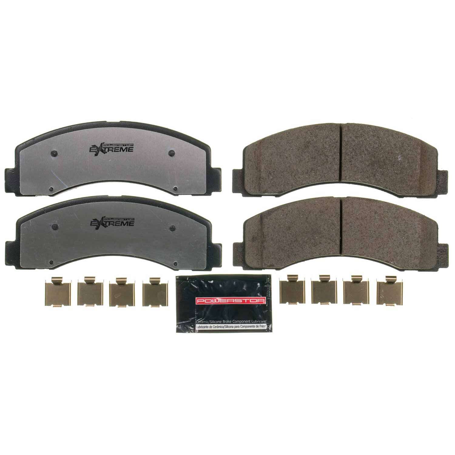 Power Stop Z36-2087 Z36 Extreme Severe Duty Truck And Tow Carbon-Fiber/Ceramic Front Brake Pads for 2010 Ford Expedition Eddie Bauer, El Eddie Bauer, El King Ranch, El Limited, El XLT, King product image