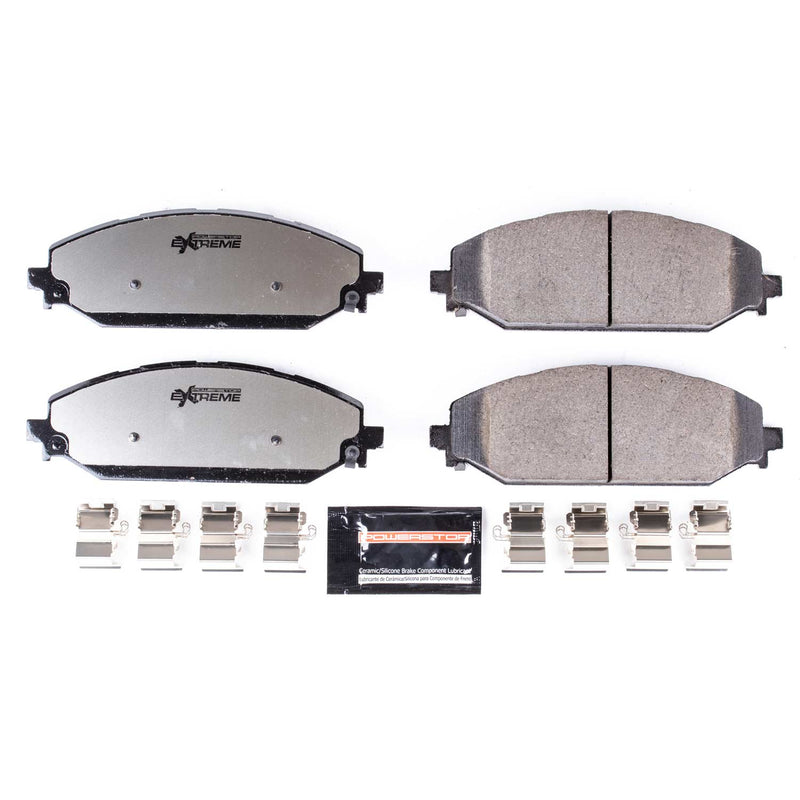 Power Stop Z36-2179 Z36 Extrema Truck And Tow Carbon Fiber Ceramic Rear Brake Pads for 2019 Dodge Ram 1500 Big Horn, Hfe, Laramie, Laramie Longhorn, Limited, Lone Star, Rebel, Tradesman product image