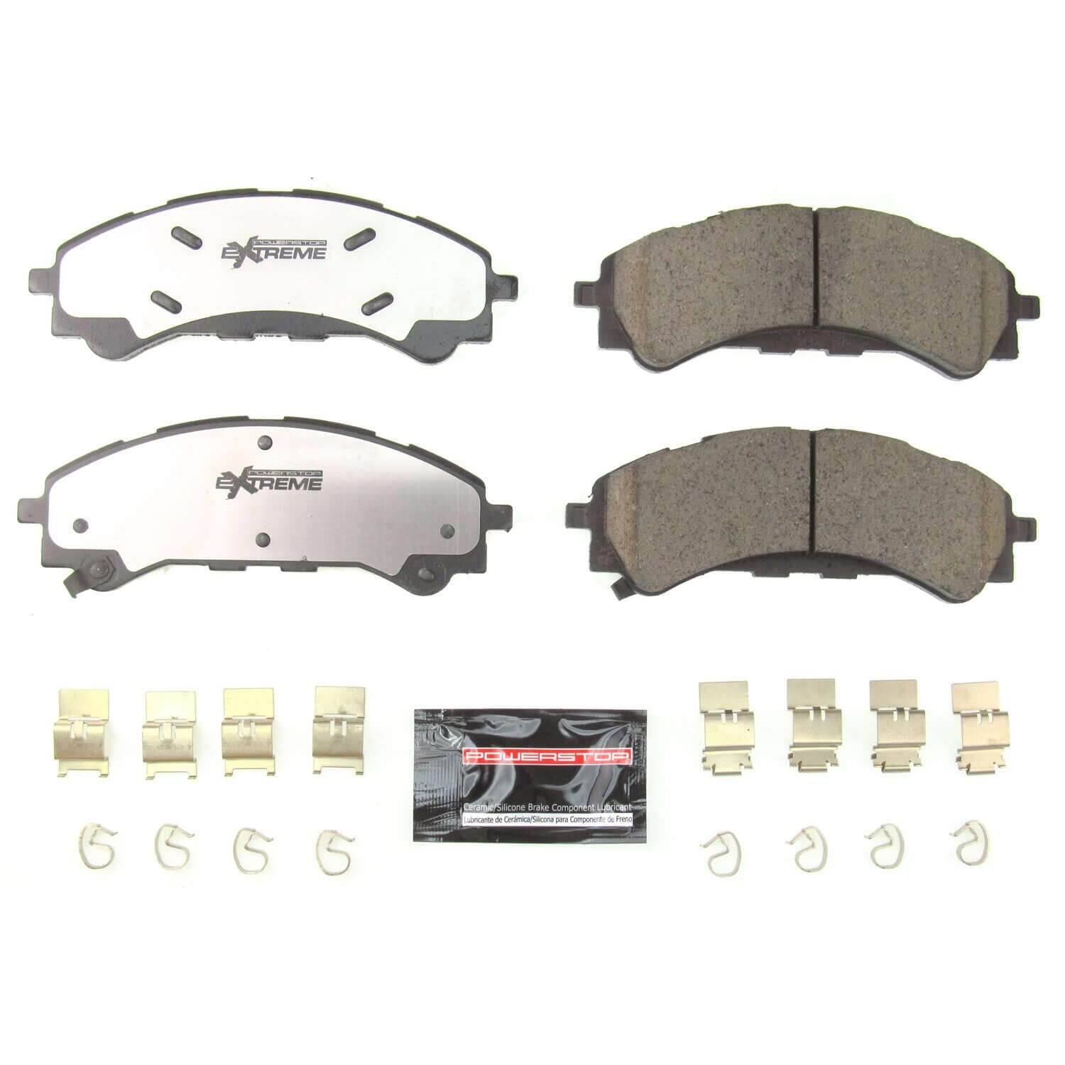 Power Stop Z36-2216 Front Z36 Severe-Duty Truck And Tow 1-Click Pad Kit for 2021 Ford Bronco Badlands, Base, Big Bend, Black Diamond, First Edition, Outer Banks, Wildtrak product image