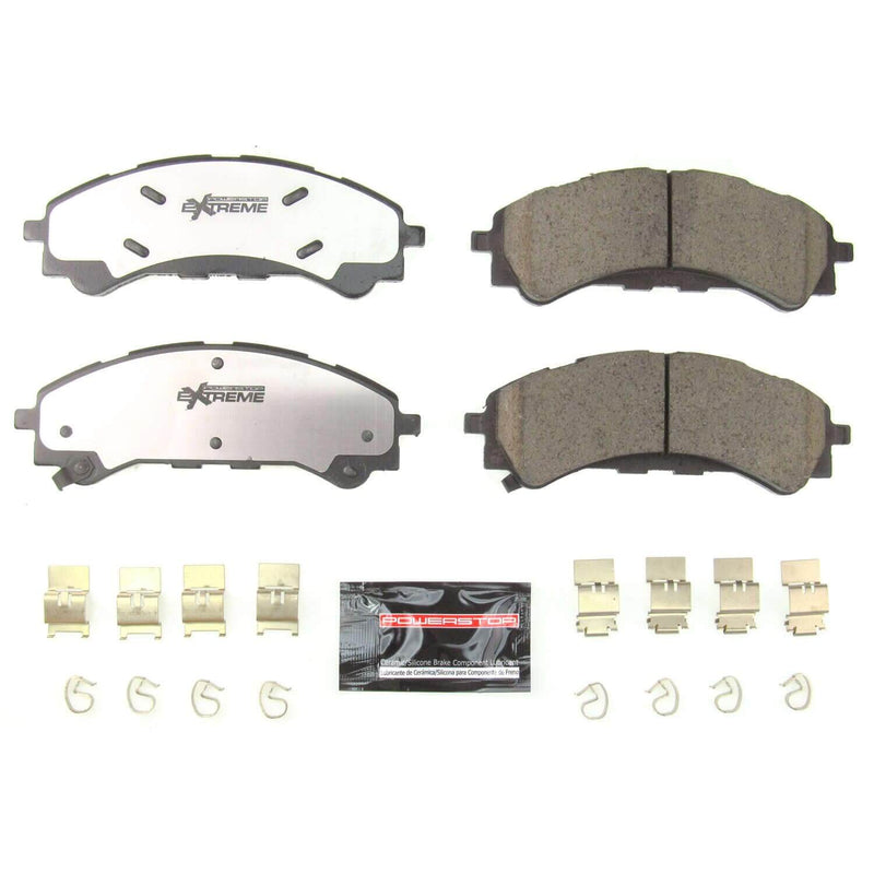 Power Stop Z36-2216 Front Z36 Severe-Duty Truck And Tow 1-Click Pad Kit for 2021 Ford Bronco Badlands, Base, Big Bend, Black Diamond, First Edition, Outer Banks, Wildtrak product image