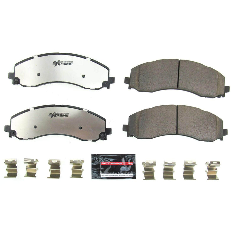 Power Stop Z36-2223 Z36 Extrema Truck And Tow Carbon Fiber Ceramic Front Brake Pads for 2019-2020 Dodge Ram 2500 Big Horn, Laramie, Laramie Longhorn, Limited, Lone Star, Power Wagon product image