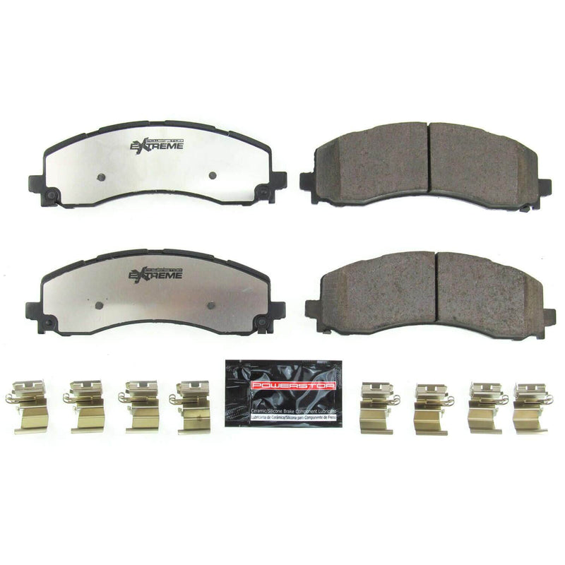 Power Stop Z36-2225 Z36 Extrema Truck And Tow Carbon Fiber Ceramic Rear Brake Pads for 2019-2020 Dodge Ram 2500 Big Horn, Laramie, Laramie Longhorn, Limited, Lone Star, Power Wagon product image