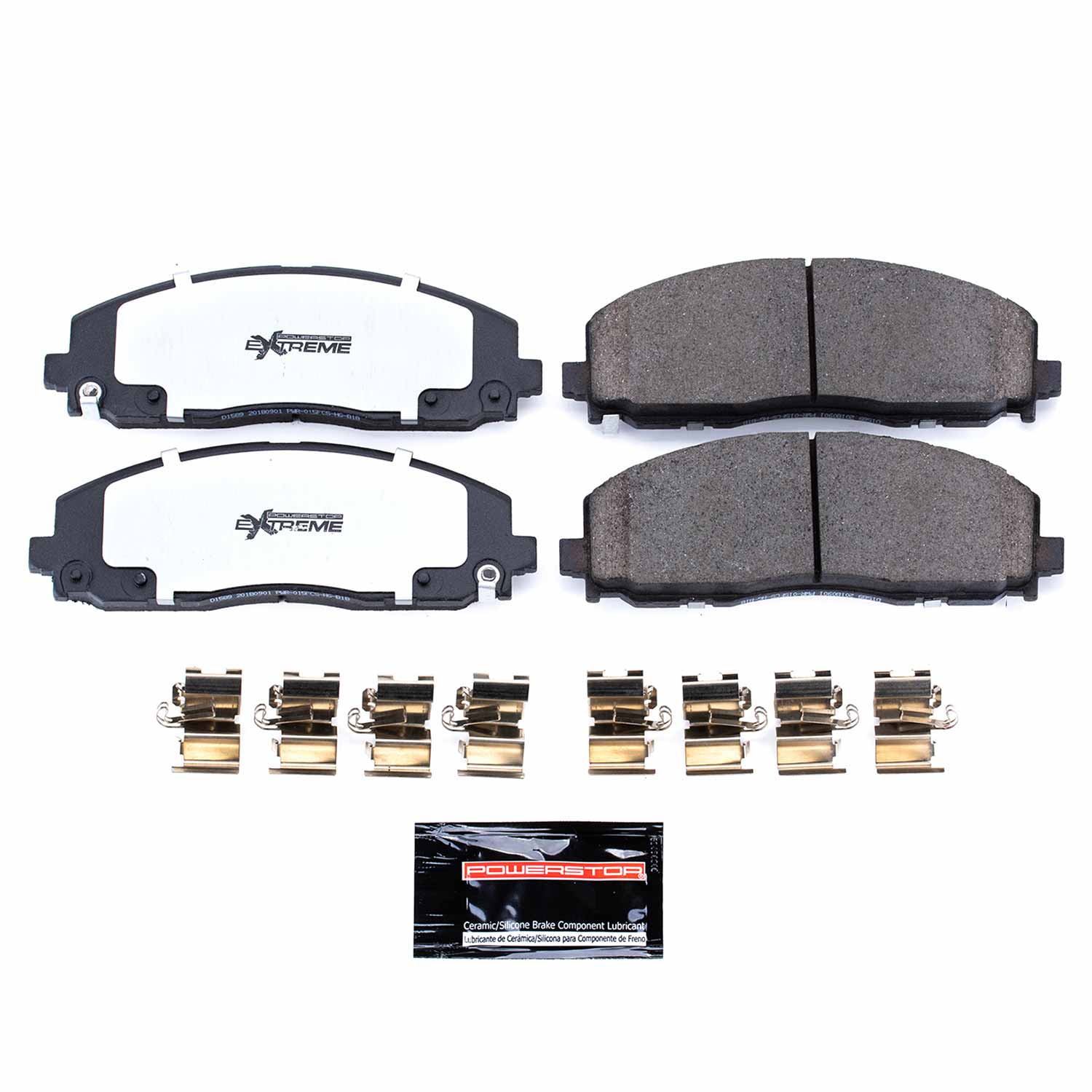 Power Stop Z36-2233 Rear Z36 Severe-Duty Truck And Tow 1-Click Pad Kit for 2020 Jeep Gladiator Altitude, Launch Edition, Mojave, Overland, Rubicon, Sport, Sport S product image
