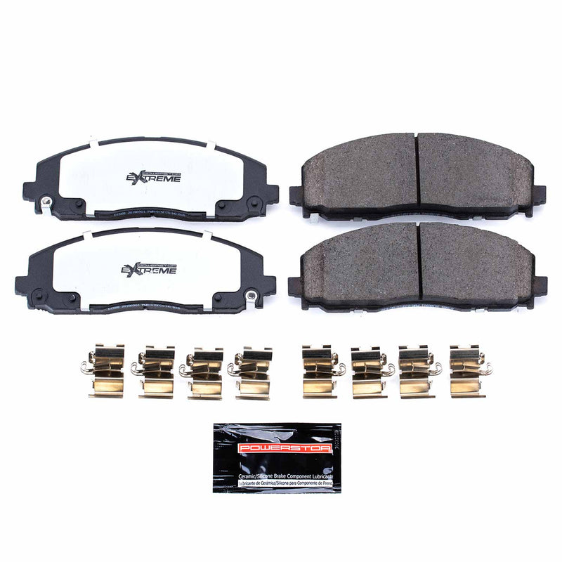 Power Stop Z36-2233 Rear Z36 Severe-Duty Truck And Tow 1-Click Pad Kit for 2020 Jeep Gladiator Altitude, Launch Edition, Mojave, Overland, Rubicon, Sport, Sport S product image