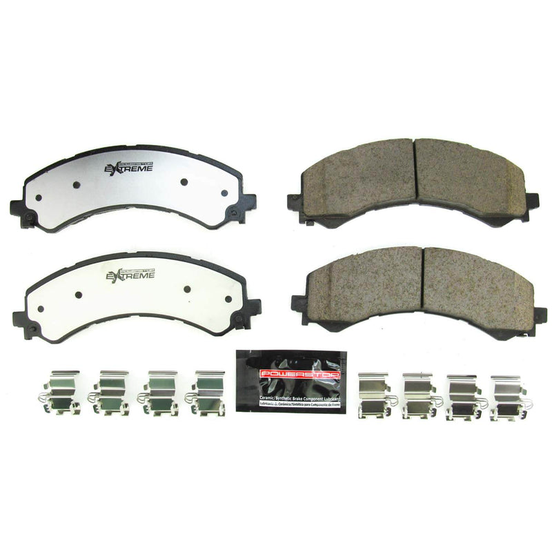 Power Stop Z36-2405 Z36 Extreme Severe-Duty Truck And Tow Carbon Fiber Ceramic Rear Brake Pads for 2021-2022 Chevrolet Express 3500 Base, LS, LT product image