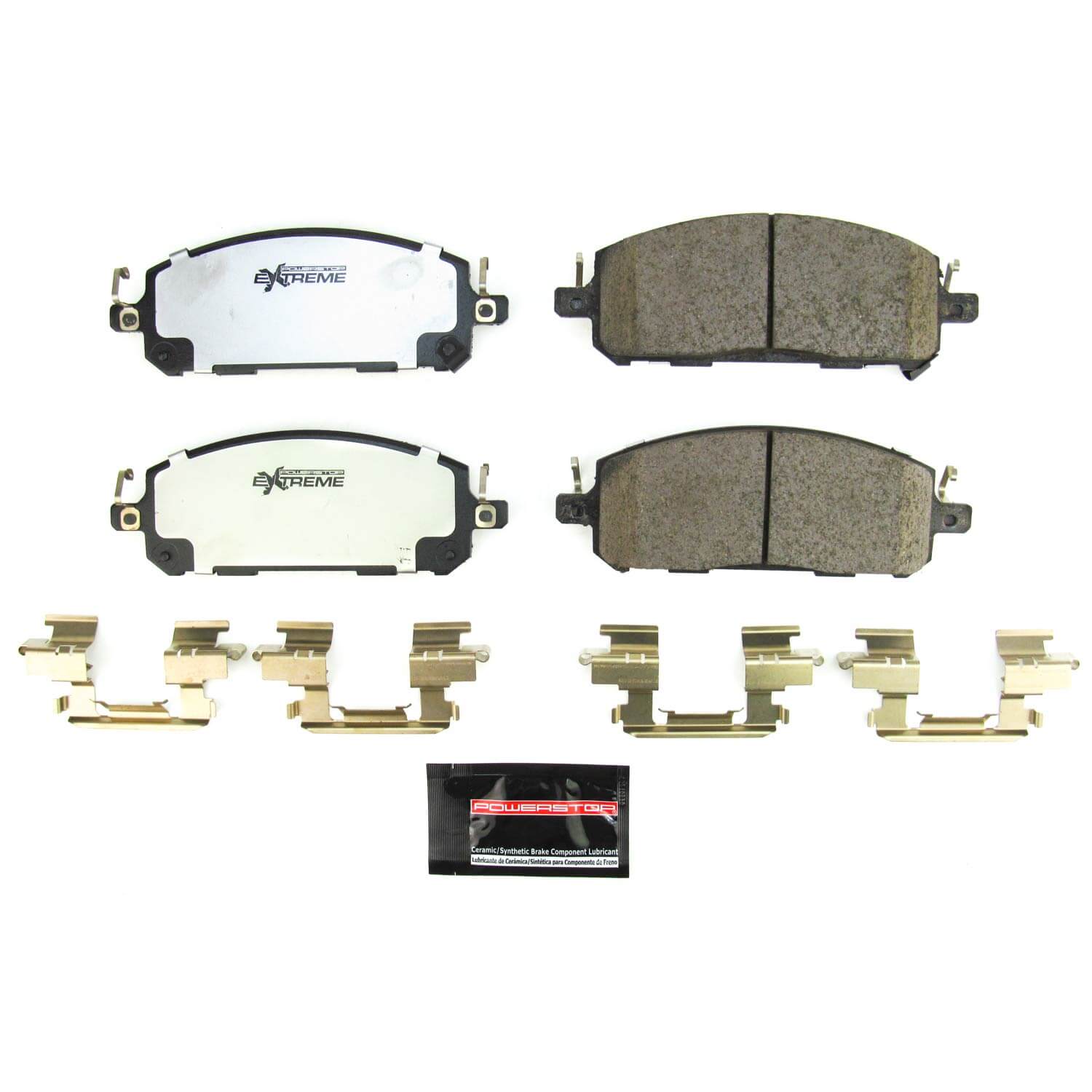 Power Stop Z36-2413 Z36 Extreme Severe-Duty Truck And Tow Front Brake Pads for 2022 Infiniti QX60 Autograph, Luxe, Pure, Sensory product image