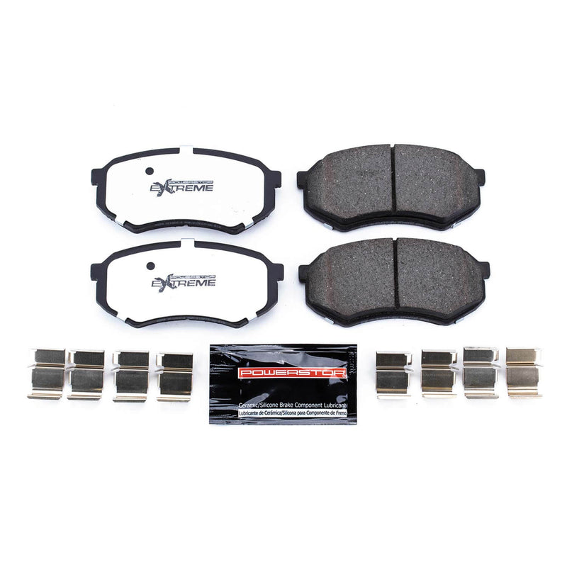 Power Stop Z36-389 - Z36 Extreme Severe Duty Truck And Tow Carbon-Fiber/Ceramic Front Brake Pads vehicle fitment brake part