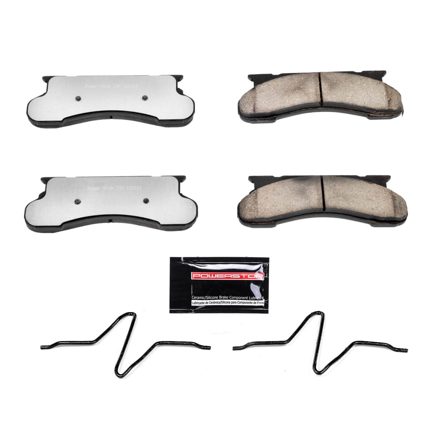 Power Stop Z36-450 - Z36 Truck And Tow Brake Pads (Front) vehicle fitment brake part