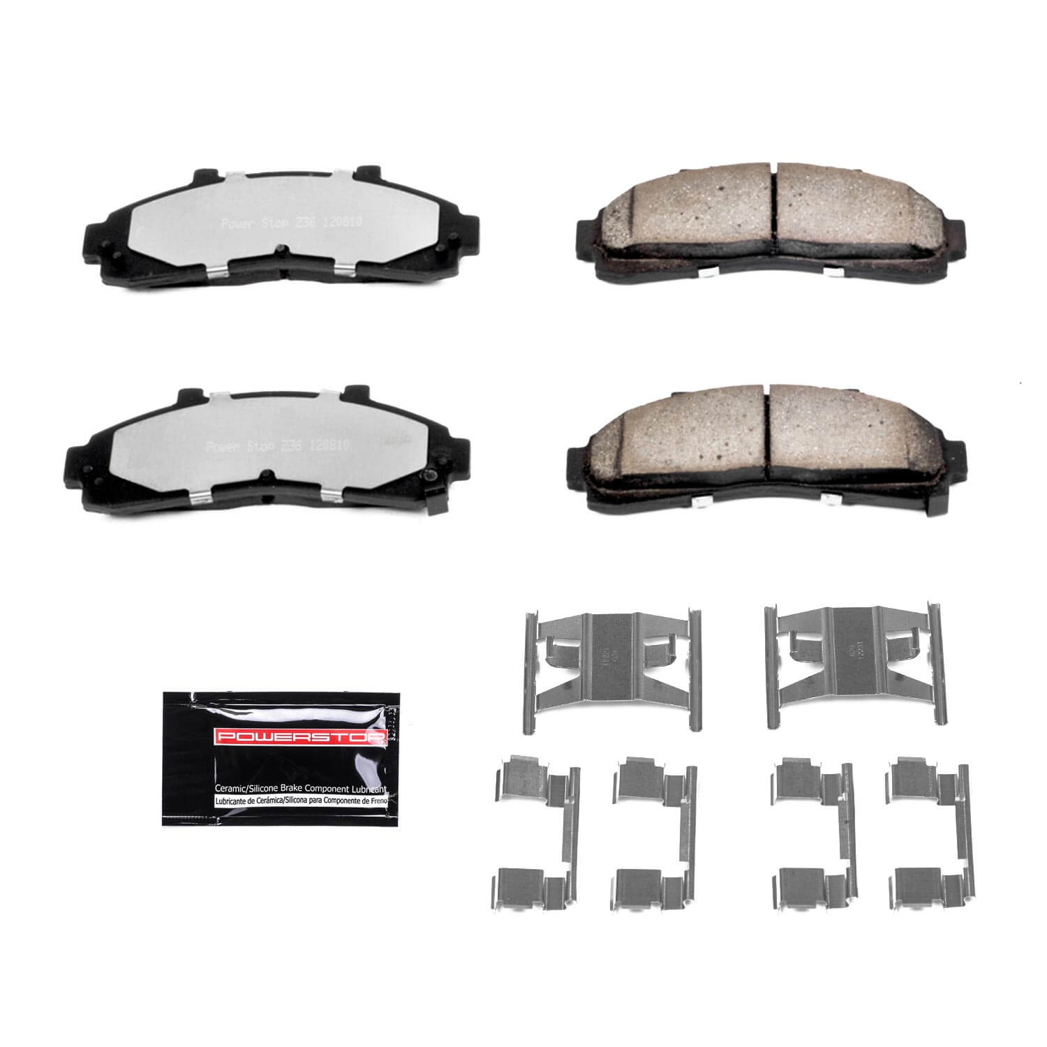 Power Stop Z36-652 - Z36 Truck And Tow Brake Pads (Front) vehicle fitment brake part