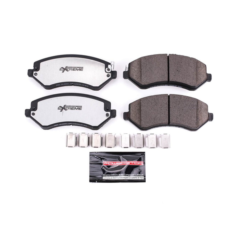 Power Stop Z36-856 Z36 Extreme Severe Duty Truck And Tow Carbon-Fiber/Ceramic Front Brake Pads for 2004 Chrysler Town & Country Base, LX Rear Drum product image