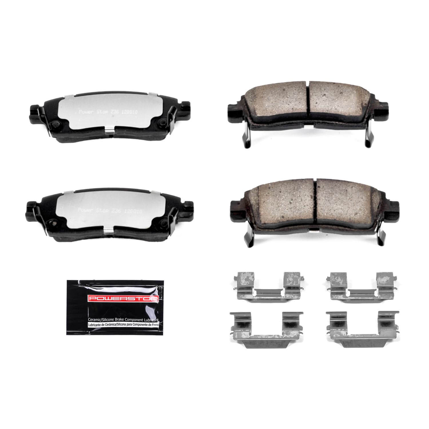 Power Stop Z36-883 - Z36 Truck And Tow Brake Pads (Rear) vehicle fitment brake part