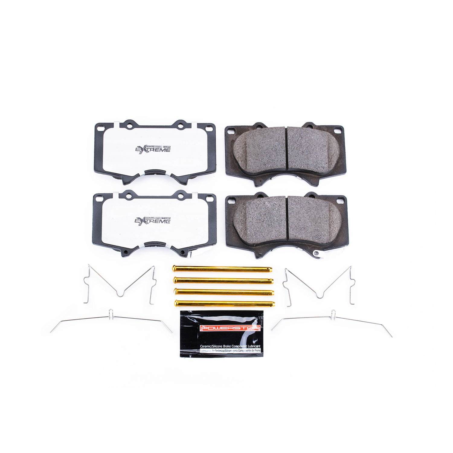 Power Stop Z36-976B Z36 Extrema Truck And Tow Carbon Fiber Ceramic Rear Brake Pads for 2010-2013 Lexus GX460 Base, Premium product image