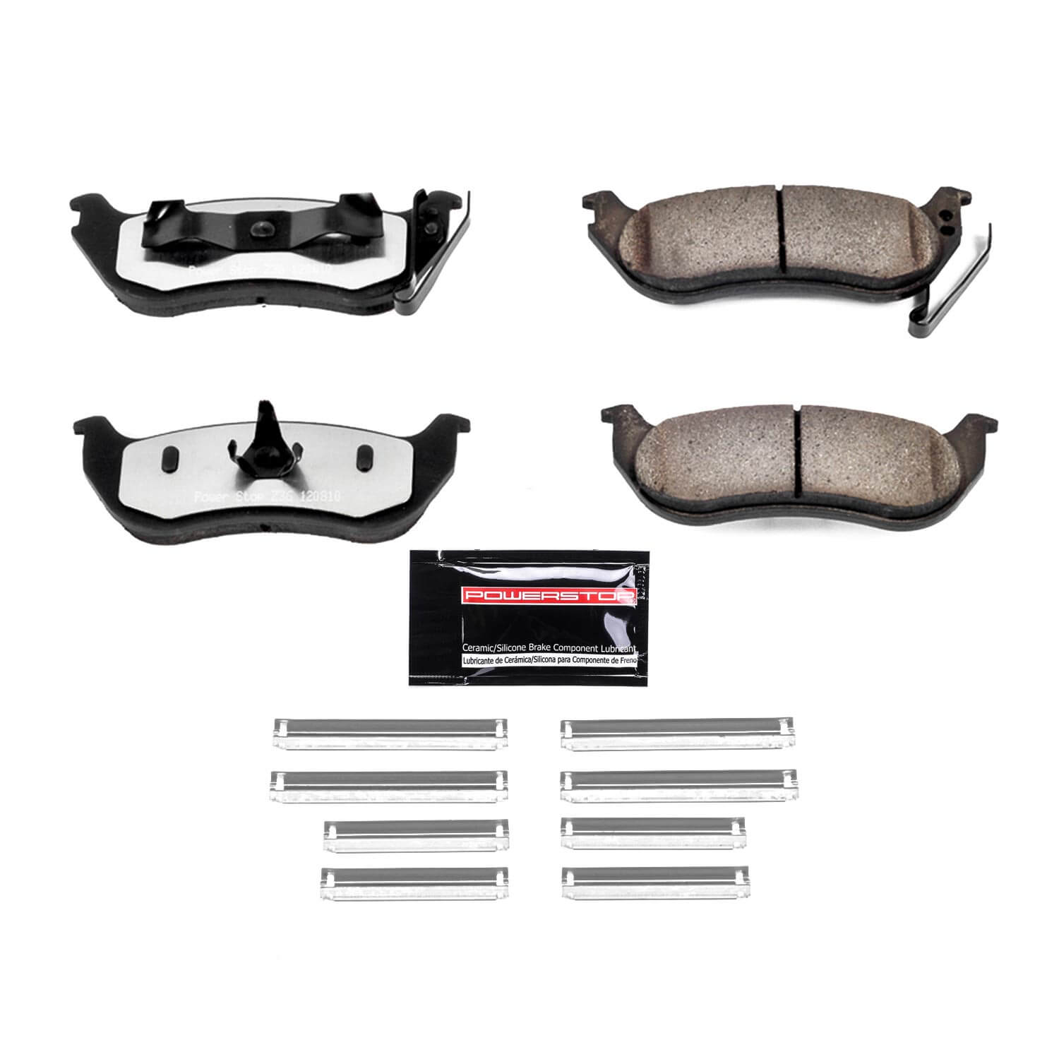 Power Stop Z36-981 - Z36 Truck And Tow Brake Pads (Rear) vehicle fitment brake part