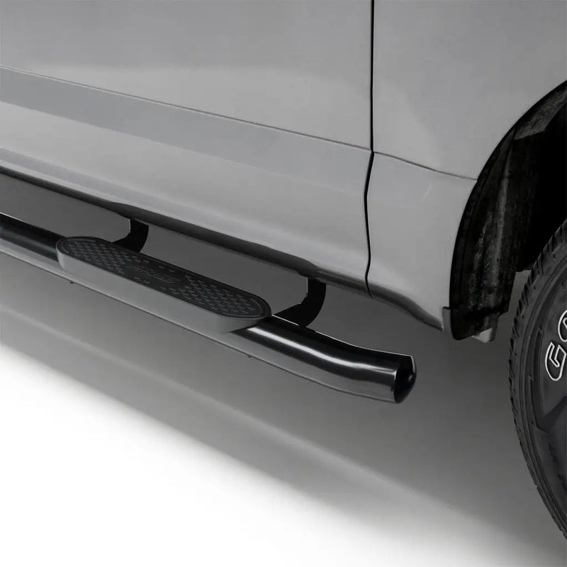 ARIES S223016 4" Black Steel Oval Side Bars for 2004–2014 Ford F-150
