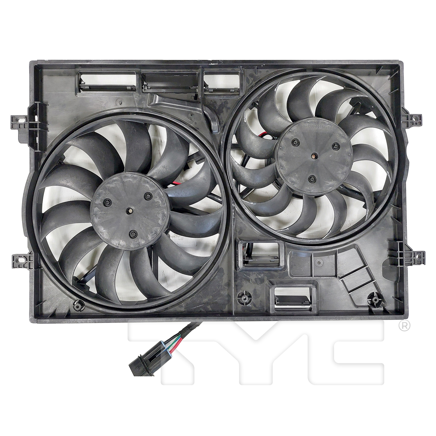 TYC 625320 Cooling Fan Assembly for 2018-2024 Audi Q3