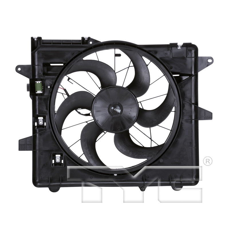 TYC 621070 Cooling Fan Assembly for 2005-2014 Ford Mustang