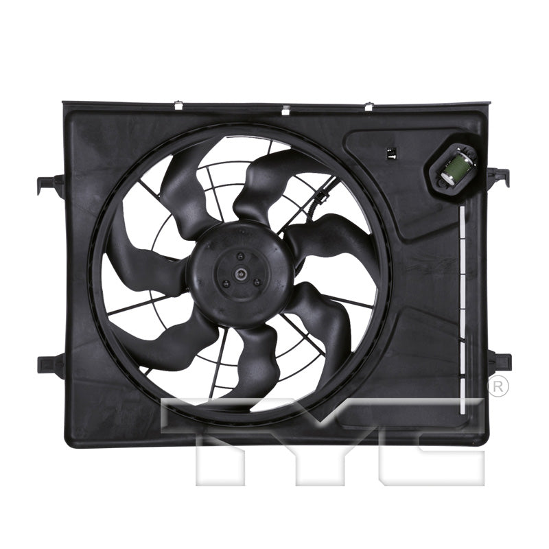 TYC 621710 Cooling Fan Assembly for 2007-2010 Hyundai Elantra