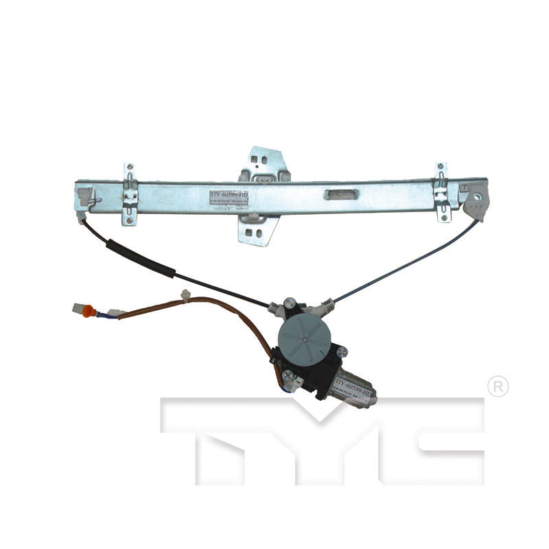 TYC 660502 Power Window Motor and Regulator Assembly for 2003-2008 Honda Pilot