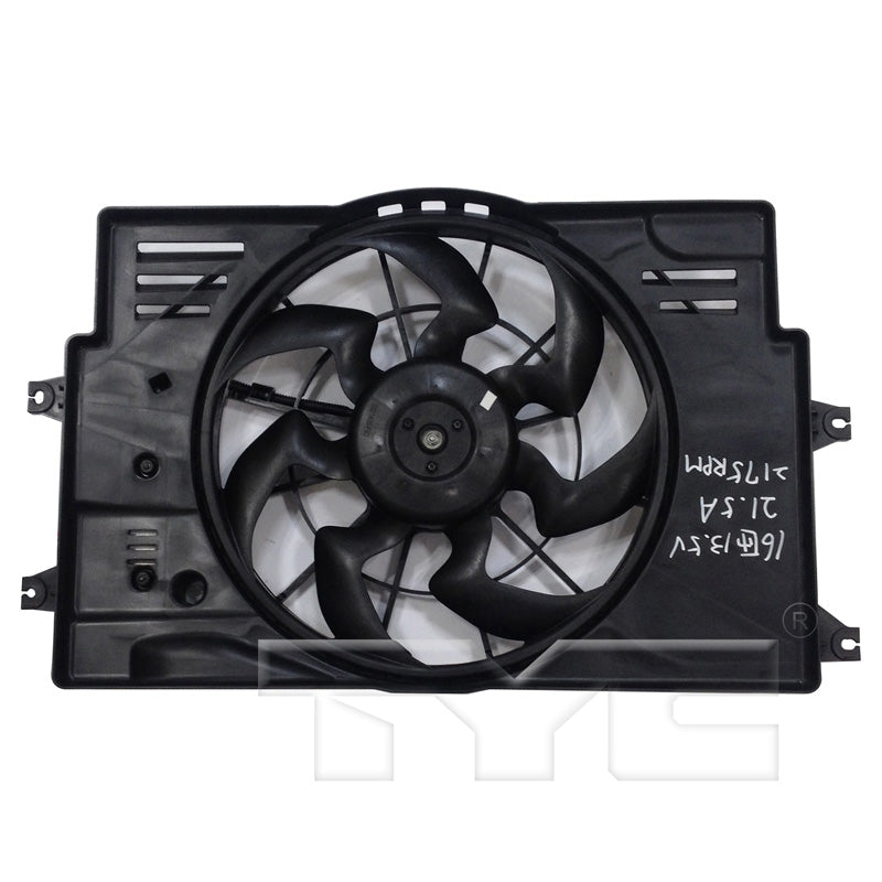 TYC 624160 Cooling Fan Assembly for 2017-2022 Hyundai Elantra