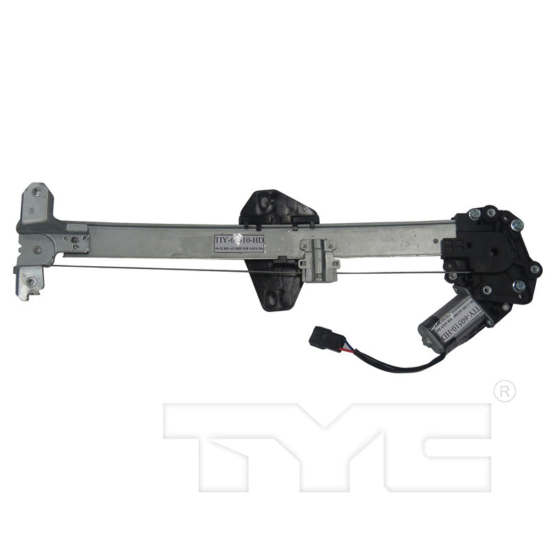 TYC 660461 Power Window Motor and Regulator Assembly for 2008-2015 Honda Accord