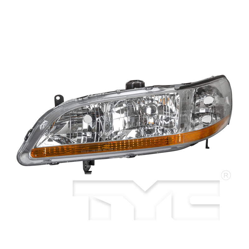 TYC 20-5120-91-9 CAPA Certified Headlight Assembly Left for 2001-2002 Honda Accord
