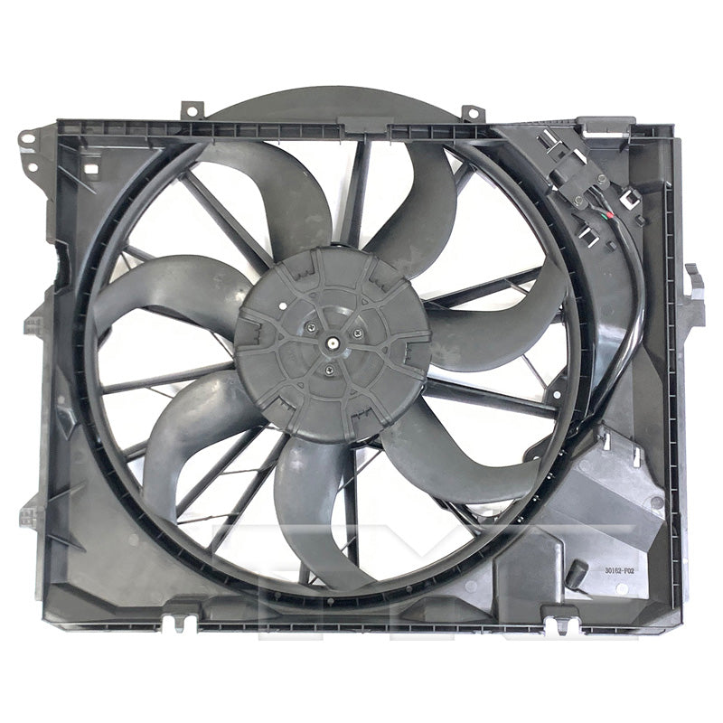 TYC 624390 Cooling Fan Assembly for 2007-2013 BMW 128i