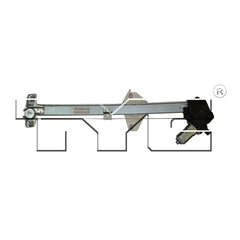 TYC 660303 Power Window Motor and Regulator Assembly for 2007-2011 Honda CR-V