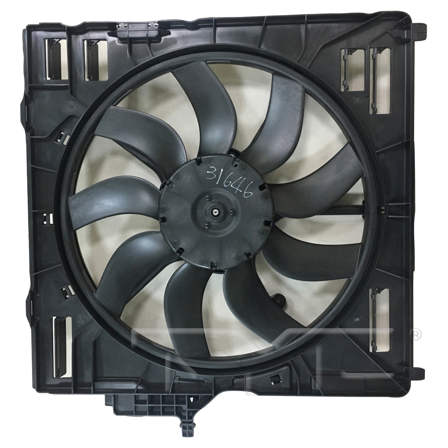 TYC 625450 Cooling Fan Assembly for 2007-2013 BMW X5