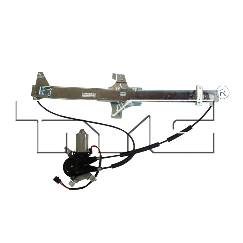 TYC 660234 Power Window Motor and Regulator Assembly for 1992-2014 Ford E-150