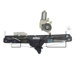 TYC 660473 Power Window Motor and Regulator Assembly for 2007-2014 Chrysler 200