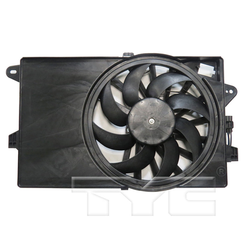 TYC 624010 Cooling Fan Assembly for 2012-2017 Fiat 500