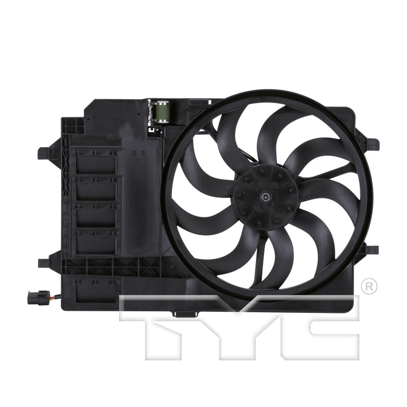 TYC 621080 Cooling Fan Assembly for 2003-2008 Mini Cooper