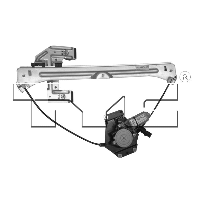 TYC 660342 Power Window Motor and Regulator Assembly for 2001-2005 Chrysler PT Cruiser