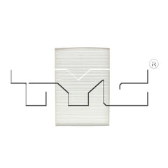 TYC 800087P Cabin Air Filter for 2002-2008 Jaguar S-Type