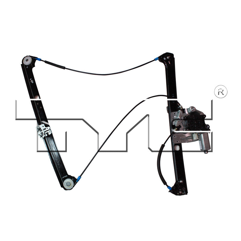 TYC 660196 Power Window Motor and Regulator Assembly for 2000-2006 BMW X5