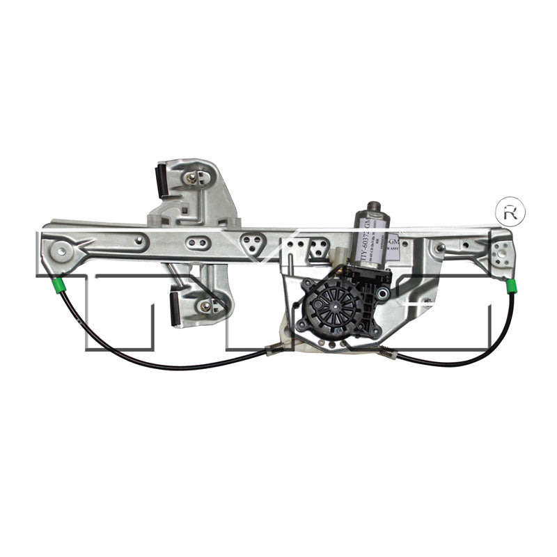 TYC 660265 Power Window Motor and Regulator Assembly for 2000-2005 Cadillac DeVille