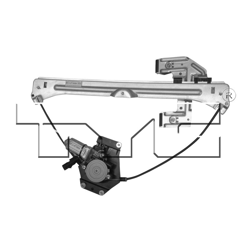 TYC 660341 Power Window Motor and Regulator Assembly for 2001-2005 Chrysler PT Cruiser